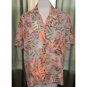 Donnkenny size 2X buttoned poly short sleeved top plus size womens